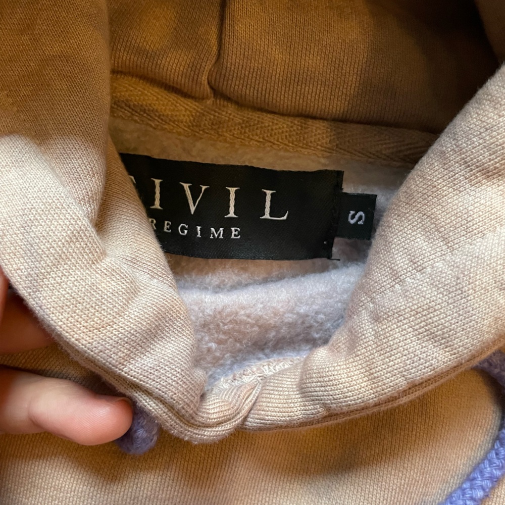 Civil regime embroidered hoodie size small - Picture 7 of 7